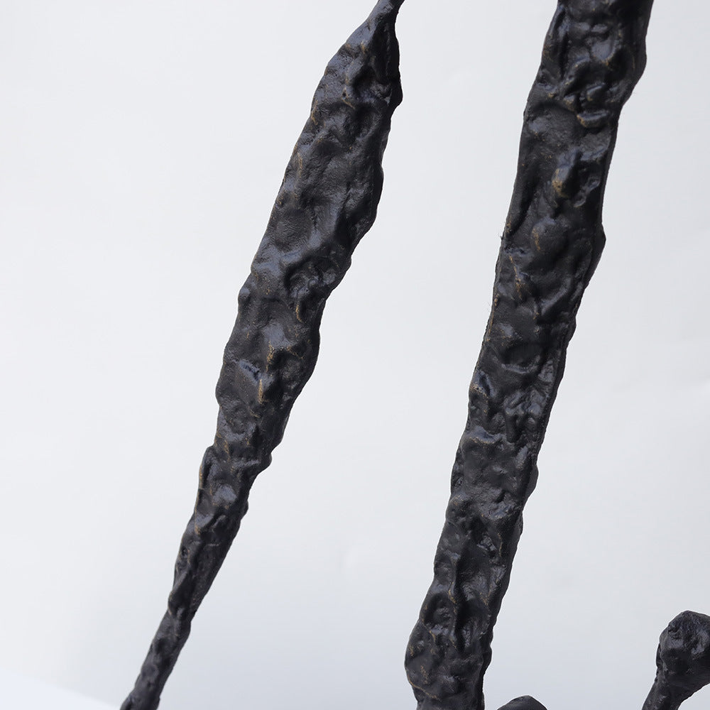 Grace in Iron – Black Bronze Cast Sculpture