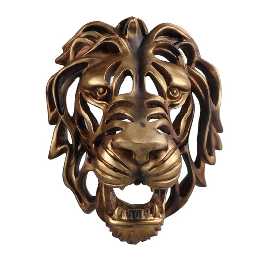 Majestic Roar – Lion Head Wall Sculpture