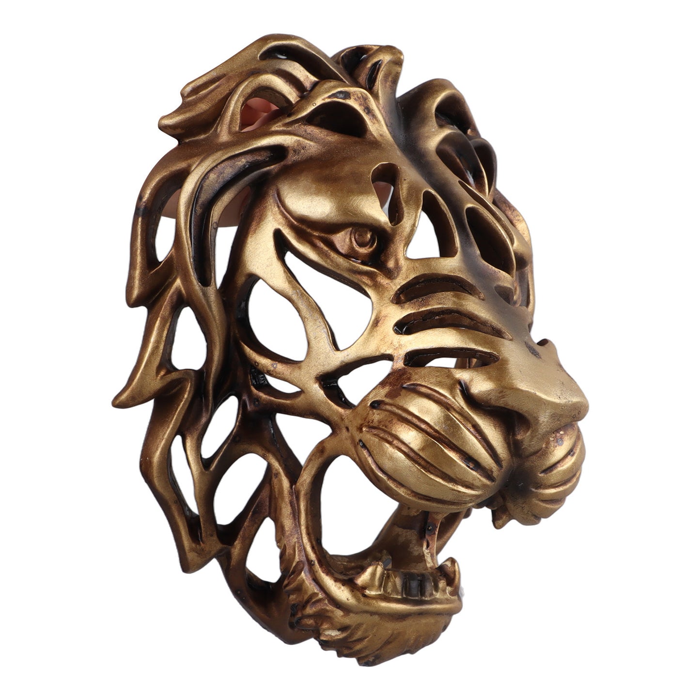 Majestic Roar – Lion Head Wall Sculpture