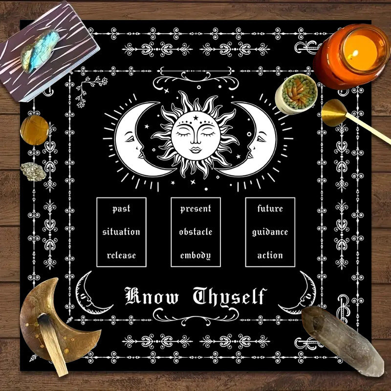 Lunar Whispers Tarot Cloth