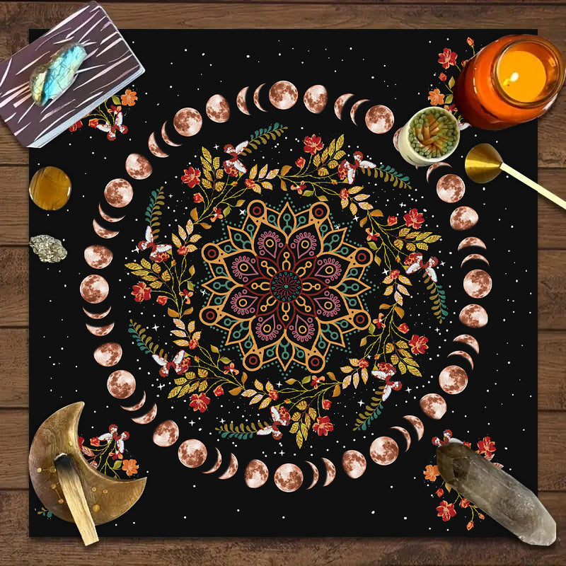 Lunar Whispers Tarot Cloth