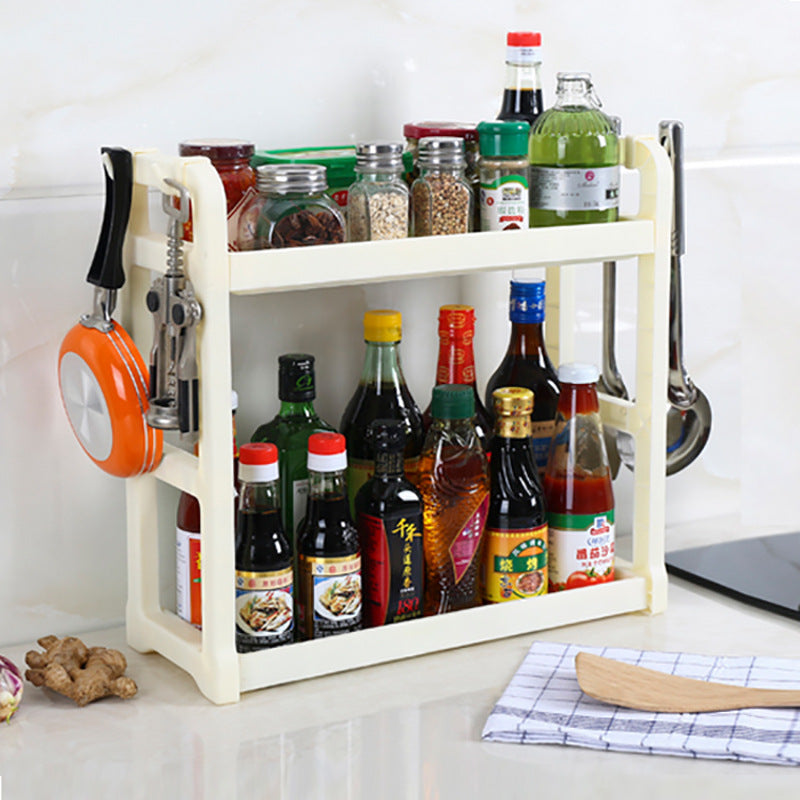 Culinary Chic: Multilayer Storage Shelves