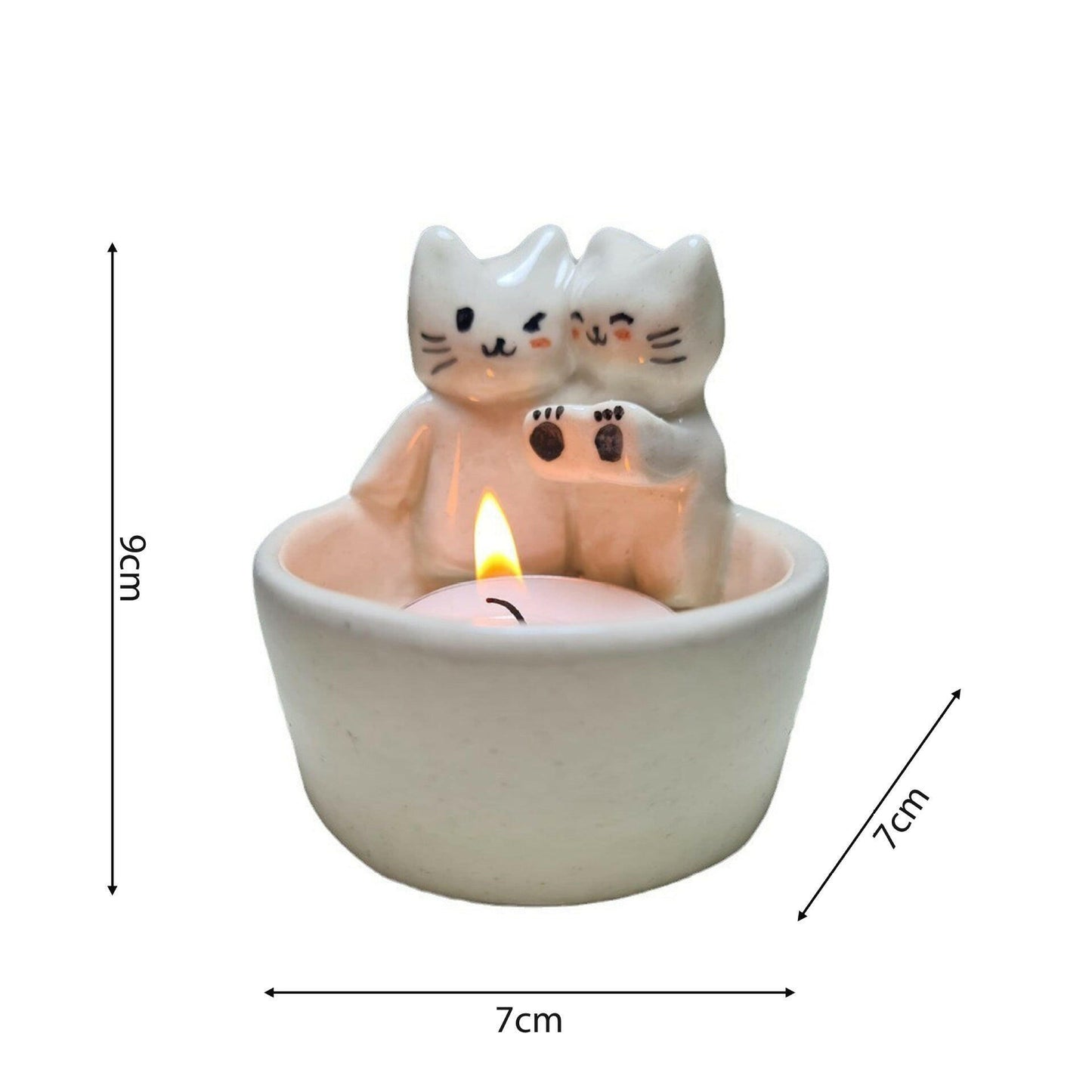 Whimsical Kitten Candlesticks – Playful & Charming Candle Holders