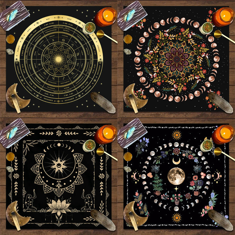 Lunar Whispers Tarot Cloth