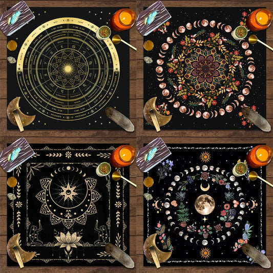 Lunar Whispers Tarot Cloth