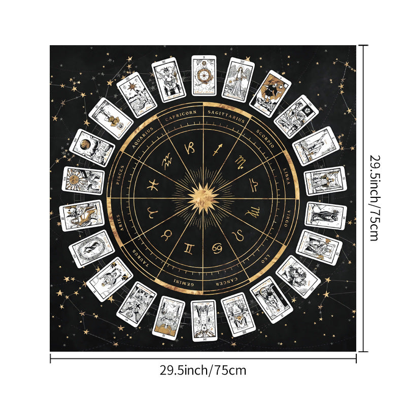 Lunar Whispers Tarot Cloth