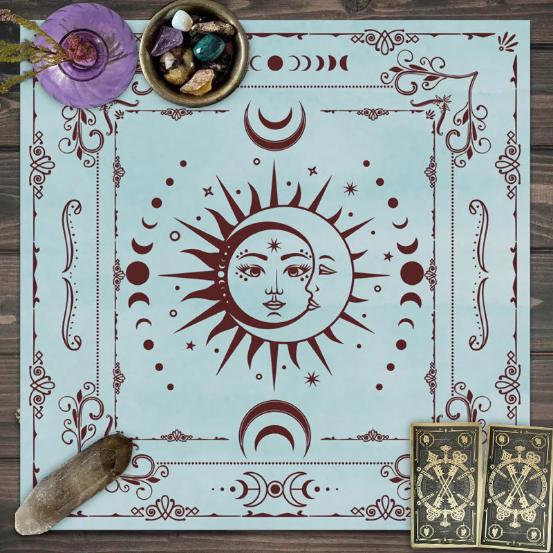 Lunar Whispers Tarot Cloth